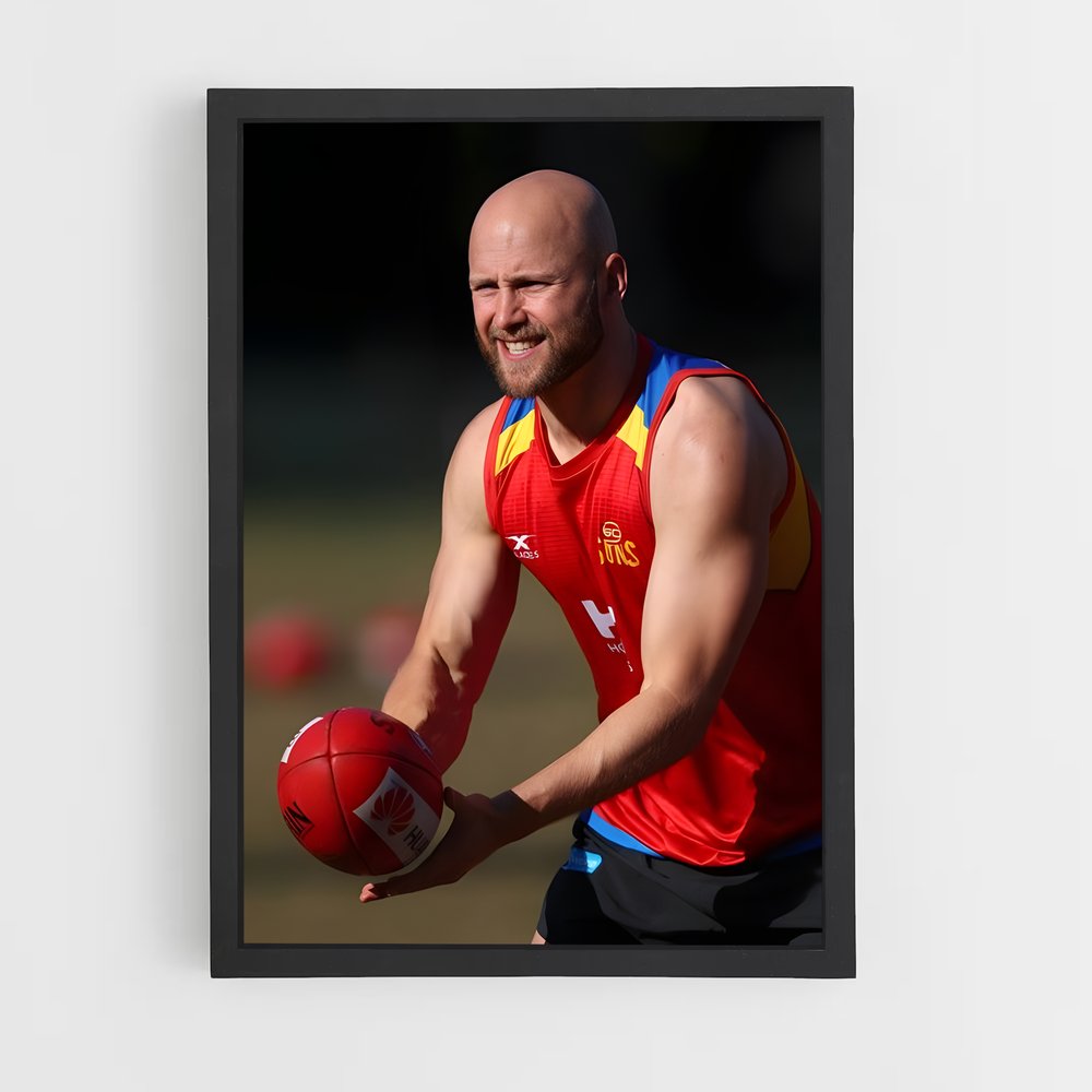 Poster La Magie du Sport – affiche Football australien (vue 2)